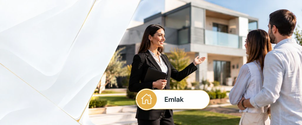 Müşterilerine daire gezdiren emlak danışmanı